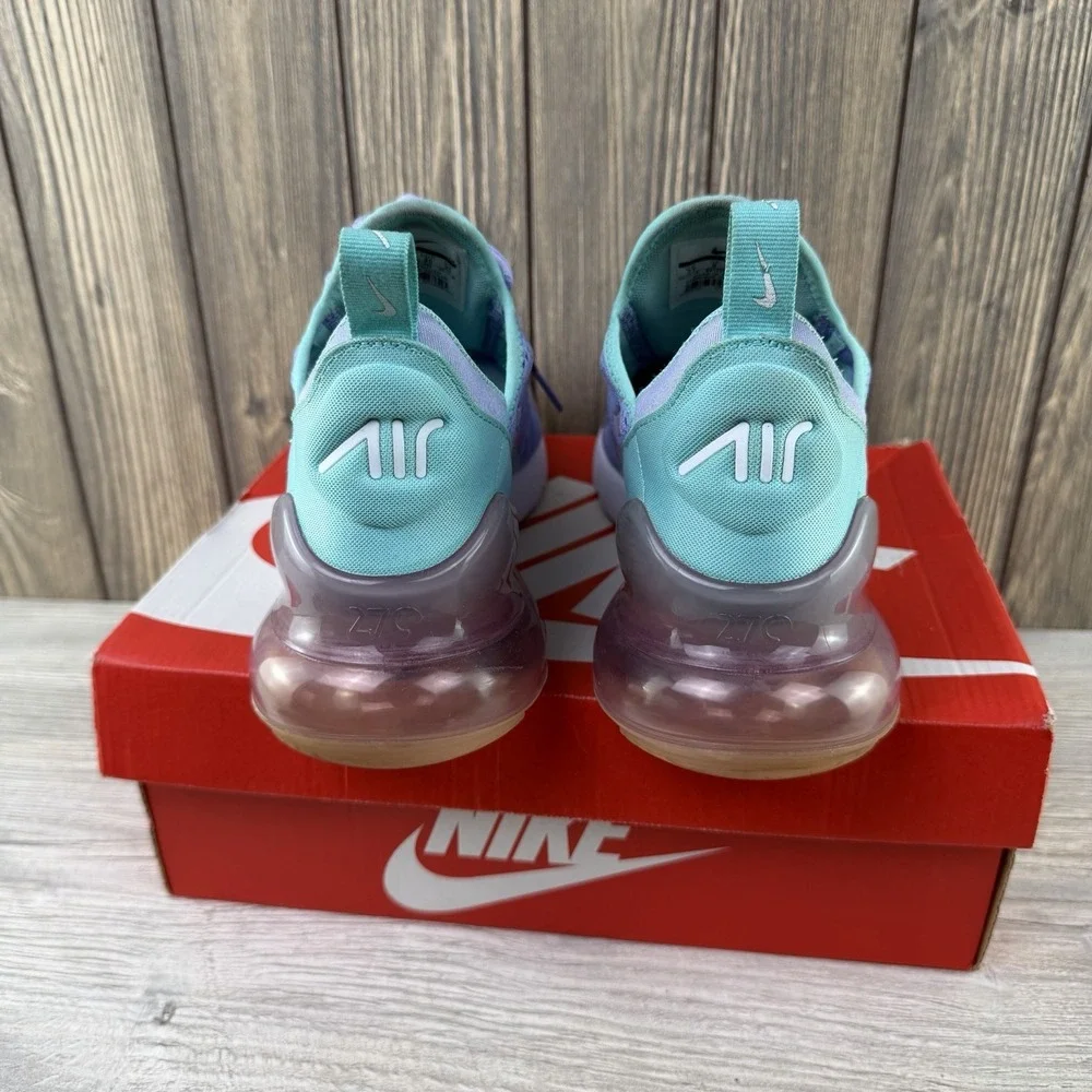 Nike Air Max 270 GS Twilight Pulse White BV1236-400 Youth 7Y Women's 8.5 Shoes